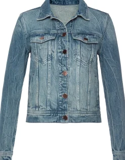 Jacken|LASCANA Jeansjacke blue-denim