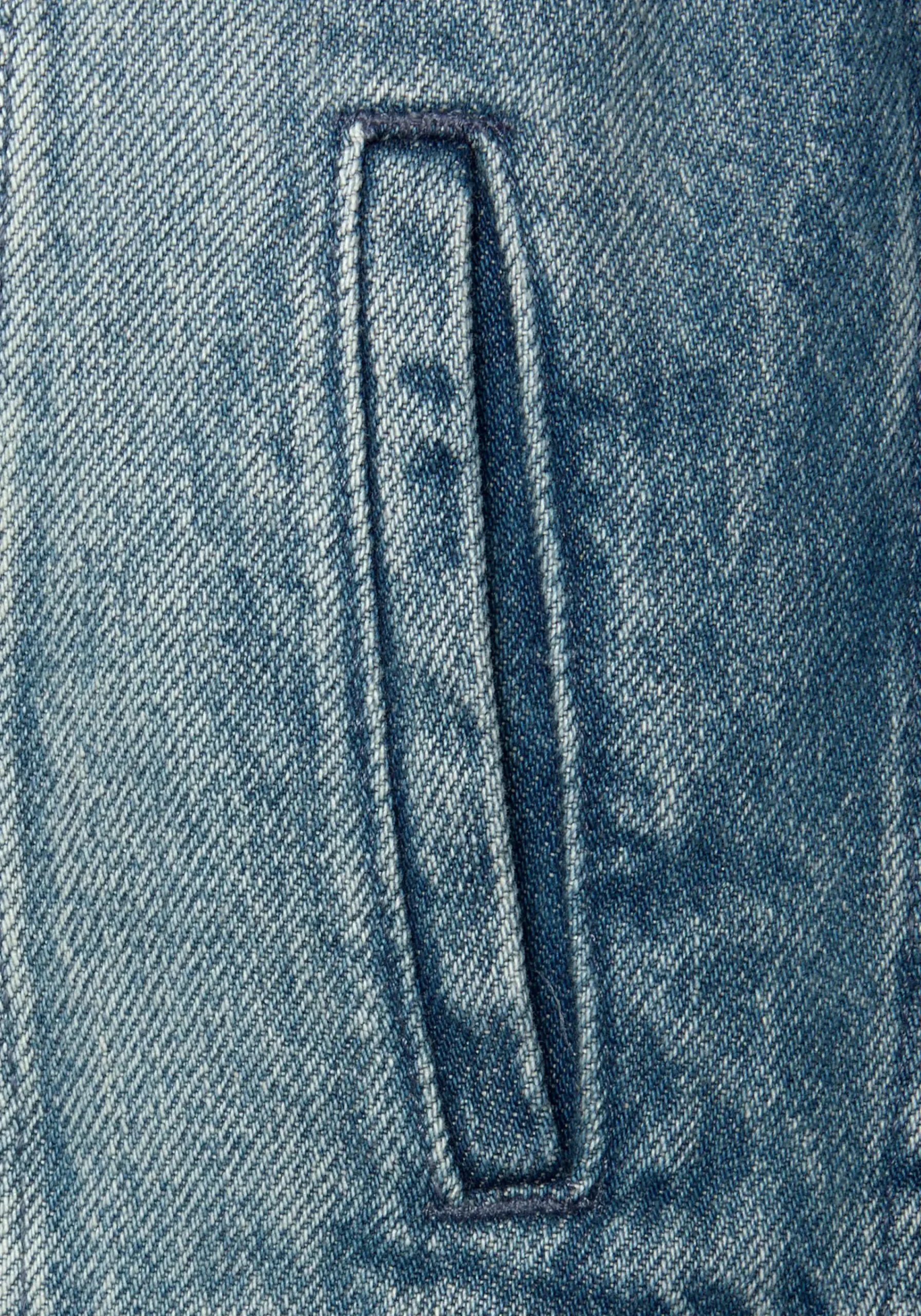 Jacken|LASCANA Jeansjacke blue-denim