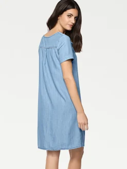 Strandkleider|heine Jeans-Kleid bluedenim
