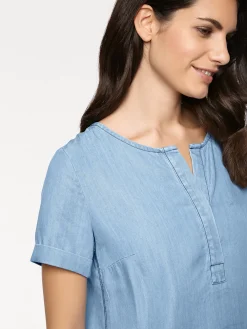 Strandkleider|heine Jeans-Kleid bluedenim