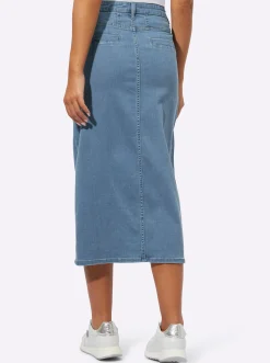 Röcke| Jeansrock blue-bleached
