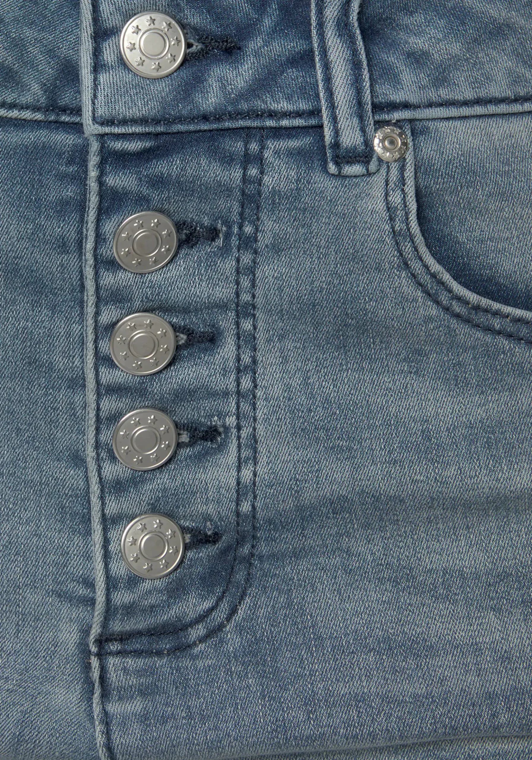 Strandmode|Buffalo Jeansshorts blue-washed