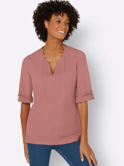 Blusen| Jeans-Tunika rosenholz
