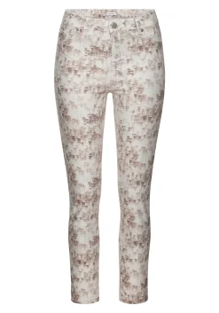 Strandmode|Hosen|LASCANA 7/8-Jeggings hellbraunbedruckt