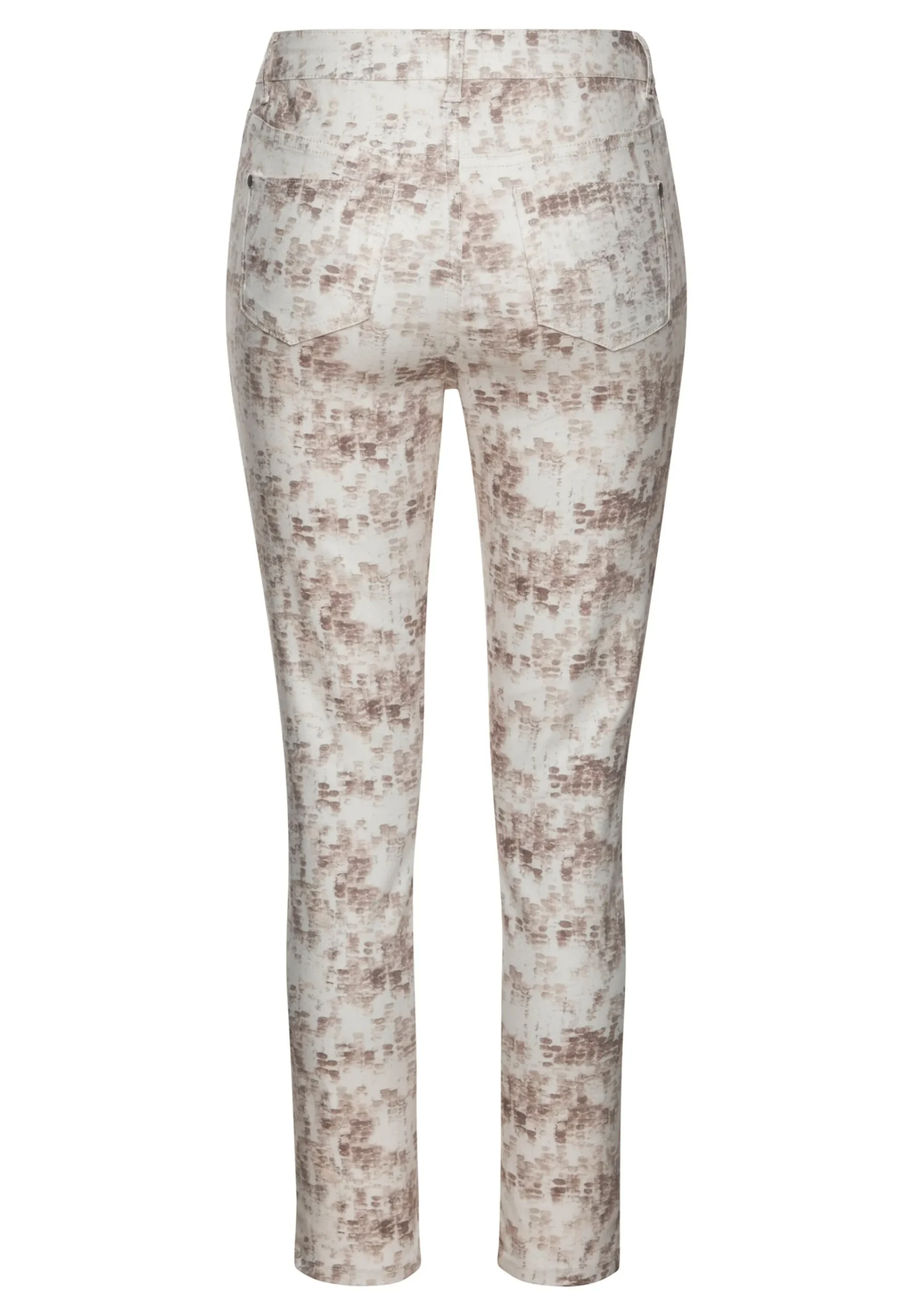 Strandmode|Hosen|LASCANA 7/8-Jeggings hellbraunbedruckt