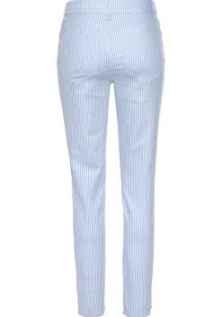 Hosen|LASCANA Jeggings weiß-blau