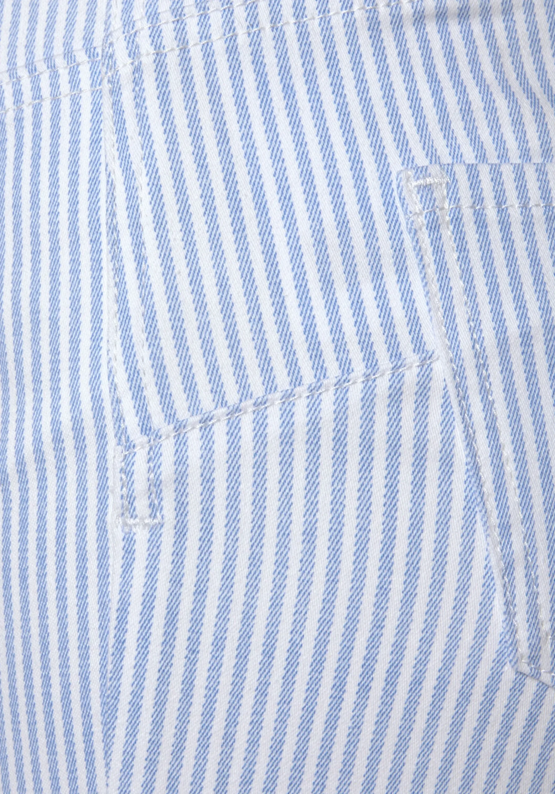 Hosen|LASCANA Jeggings weiß-blau
