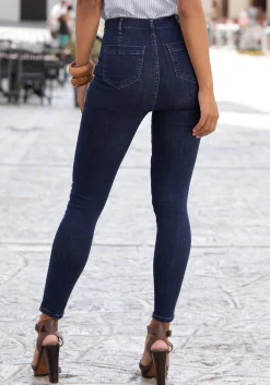 Hosen|Vivance Jeggings darkblue-washed
