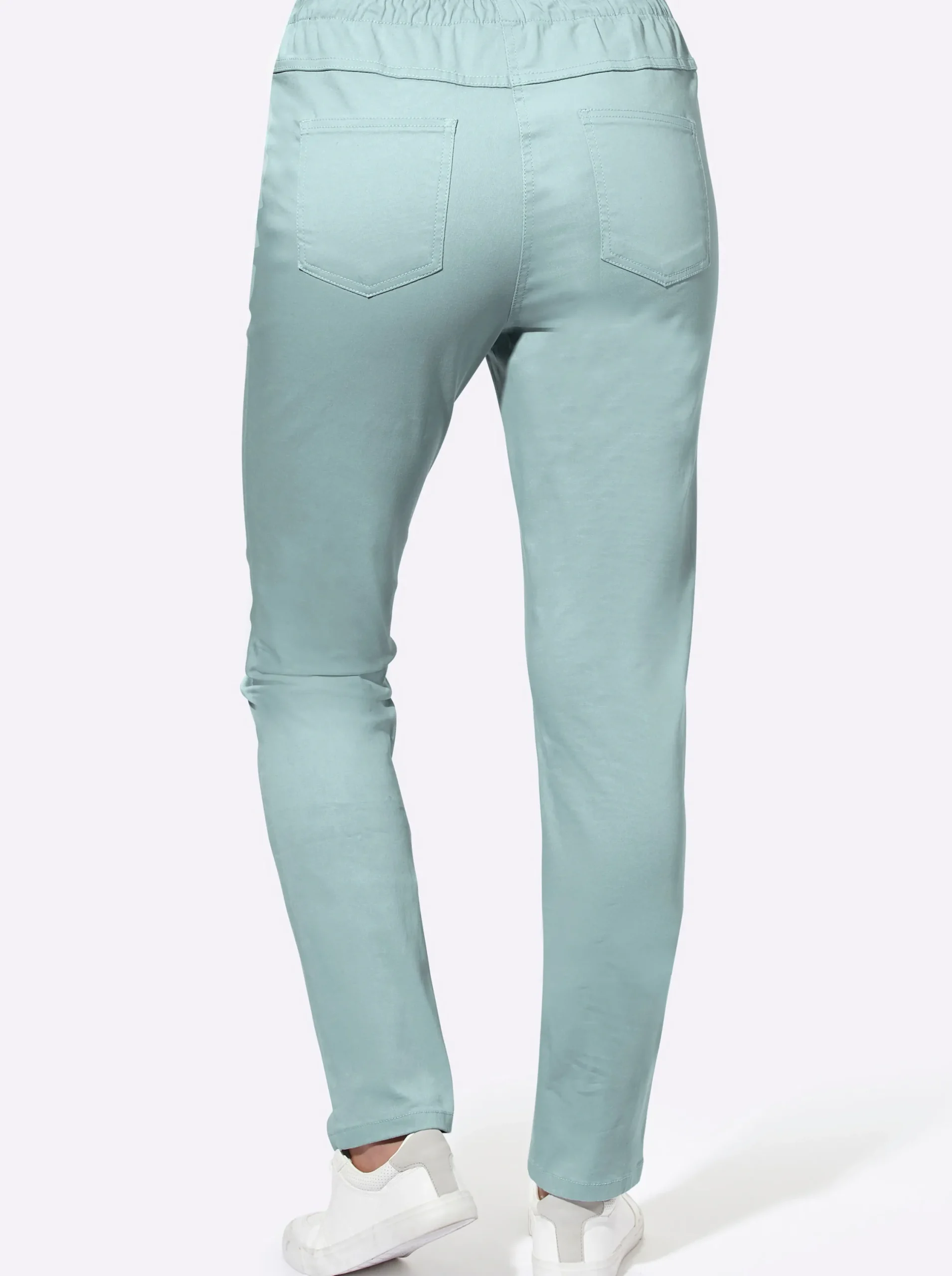 Jeans| Jeggings in schmaler Form mint