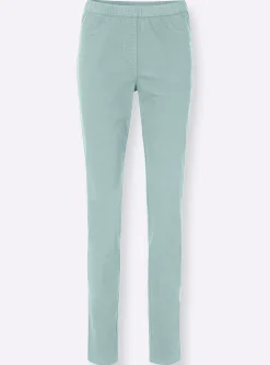 Jeans| Jeggings in schmaler Form mint