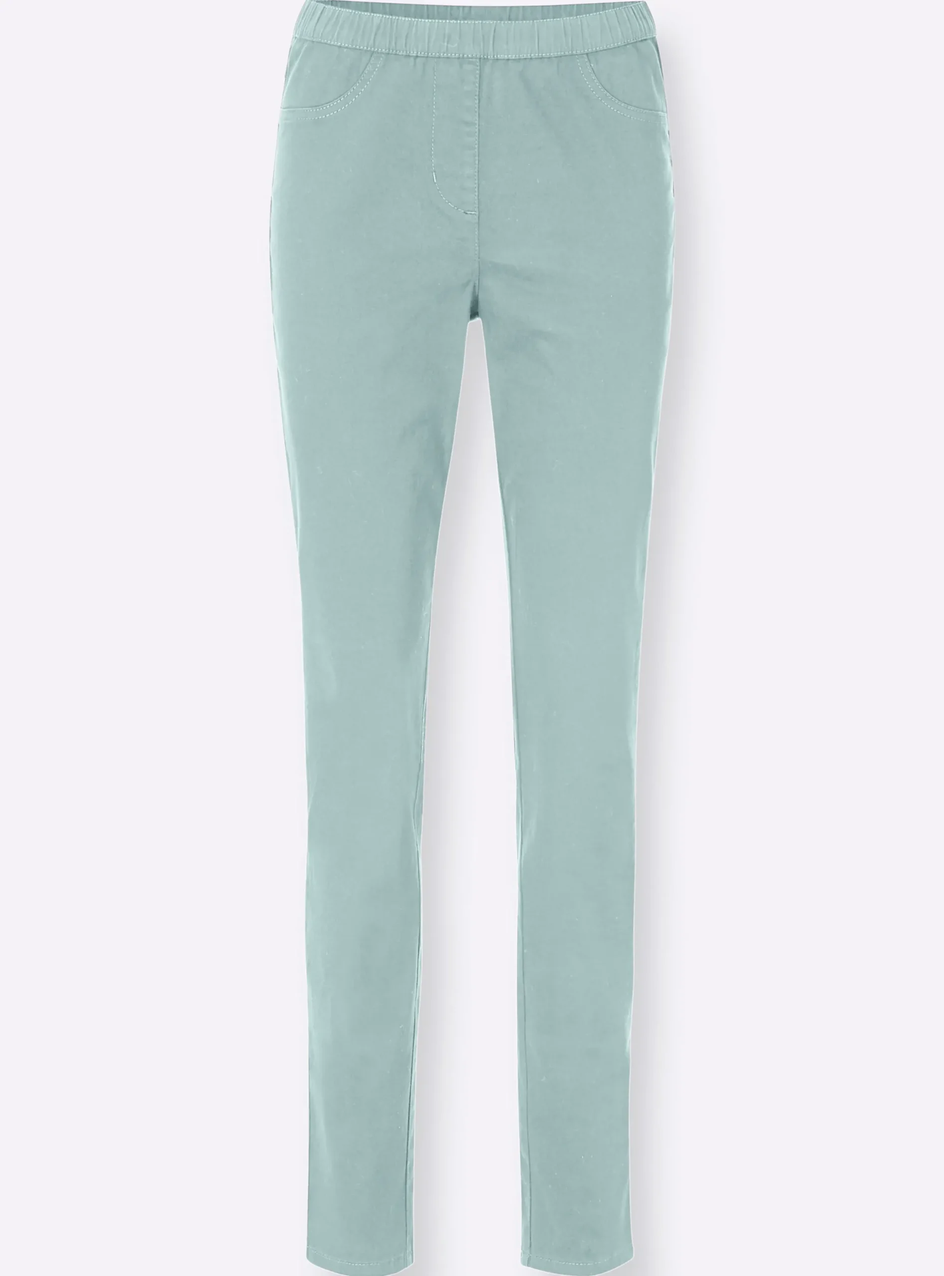 Jeans| Jeggings in schmaler Form mint