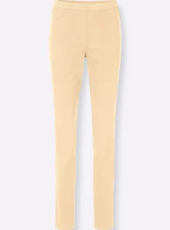 Jeans| Jeggings in schmaler Form vanille
