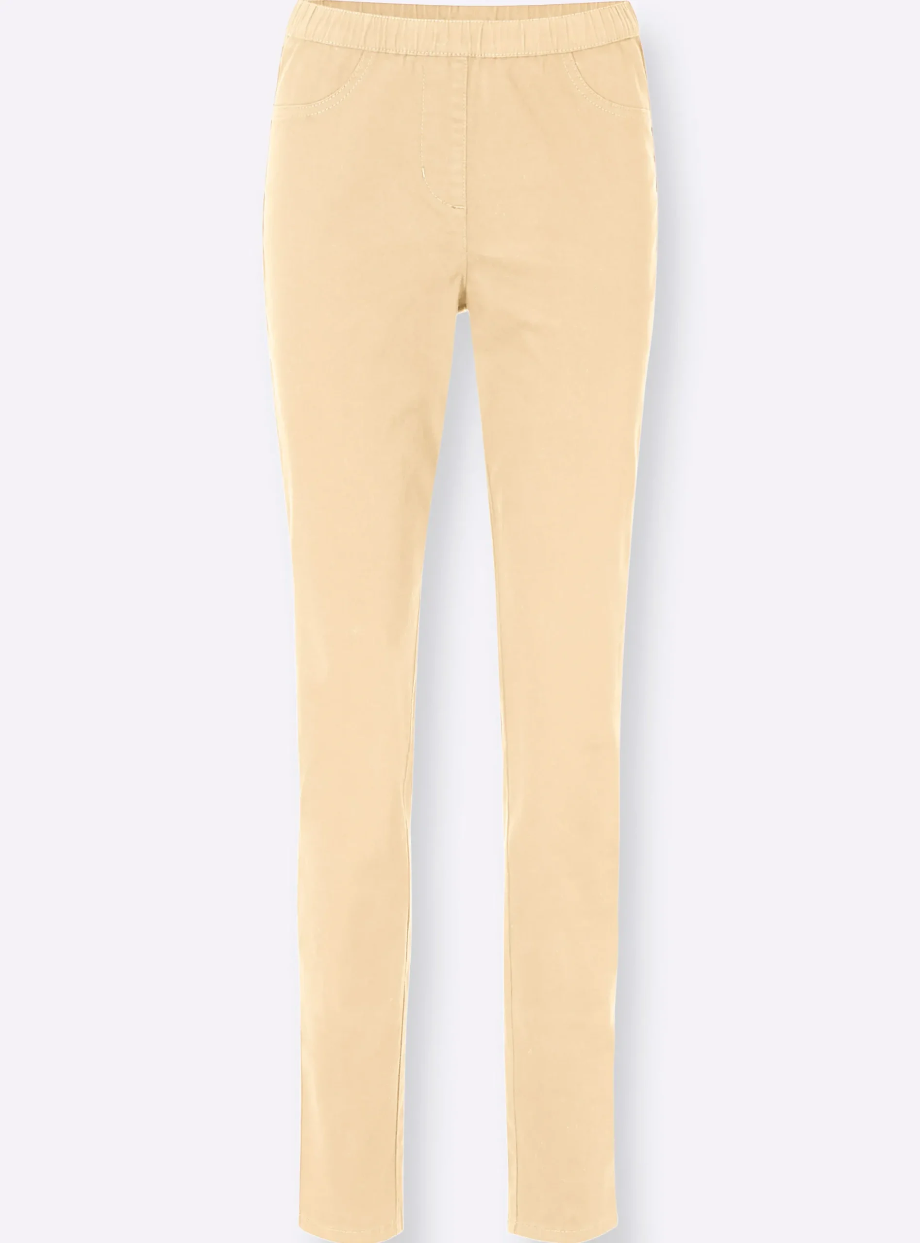 Jeans| Jeggings in schmaler Form vanille