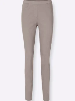 Basics|Jeans| Jeggings in schmaler Form taupe