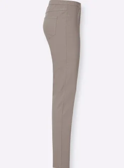 Basics|Jeans| Jeggings in schmaler Form taupe