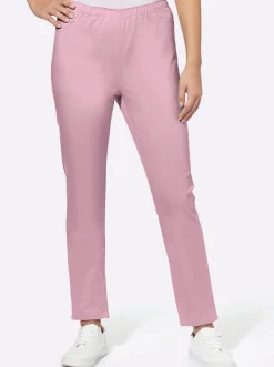 Jeans| Jeggings in schmaler Form rosé