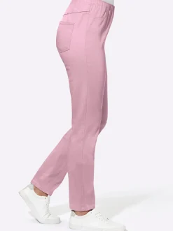 Jeans| Jeggings in schmaler Form rosé