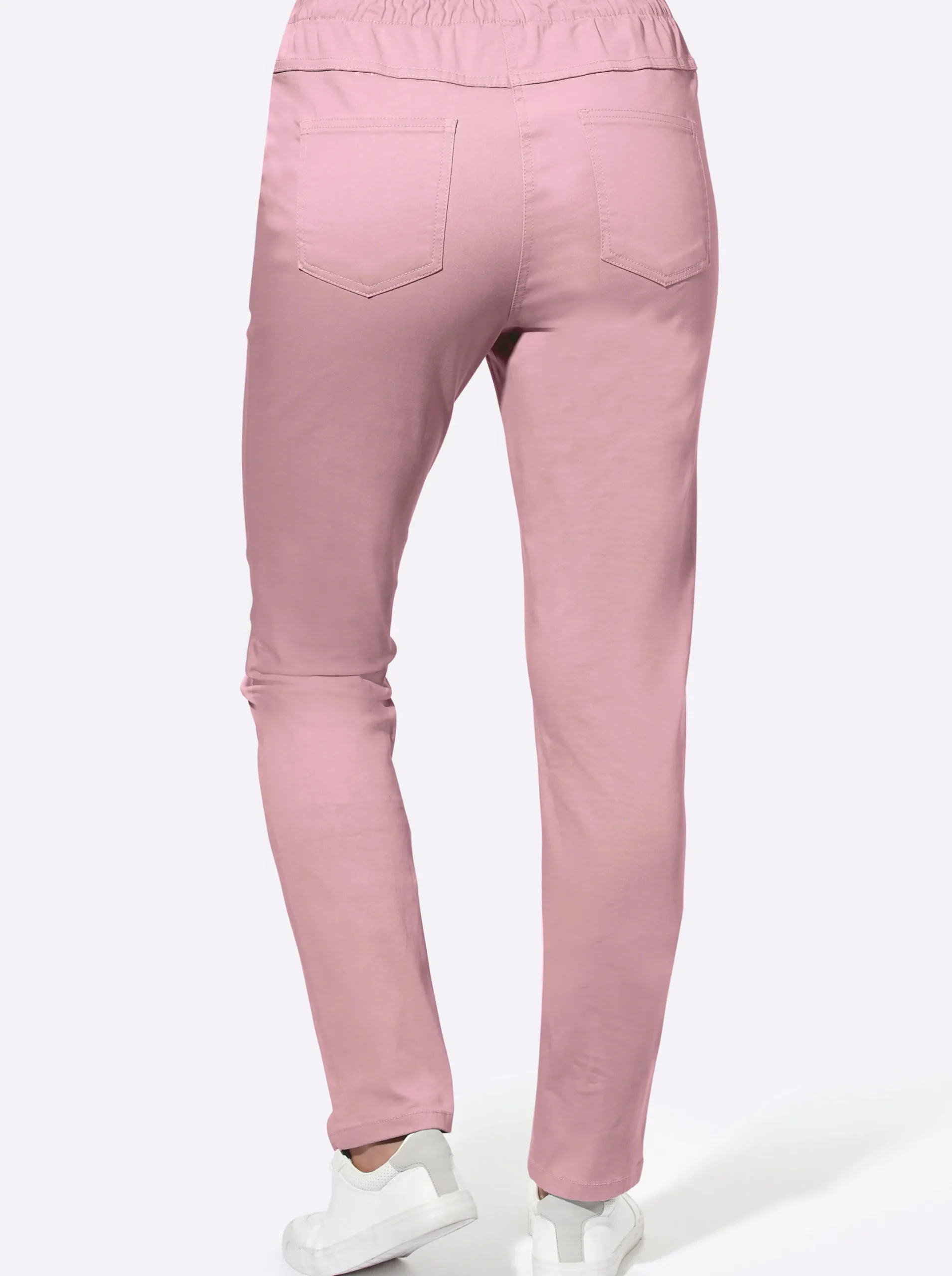 Jeans| Jeggings in schmaler Form rosé