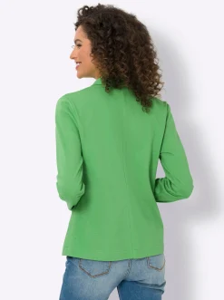 Strandmode|Blazer|heine Jerseyblazer aus Baumwolle, ungefüttert apfel