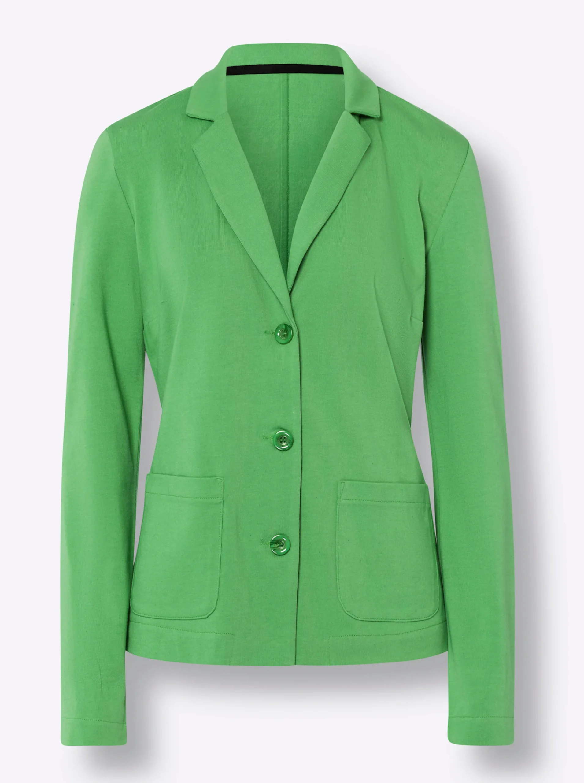 Strandmode|Blazer|heine Jerseyblazer aus Baumwolle, ungefüttert apfel