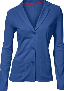 Blazer|heine Jerseyblazer aus Baumwolle, ungefüttert royalblau