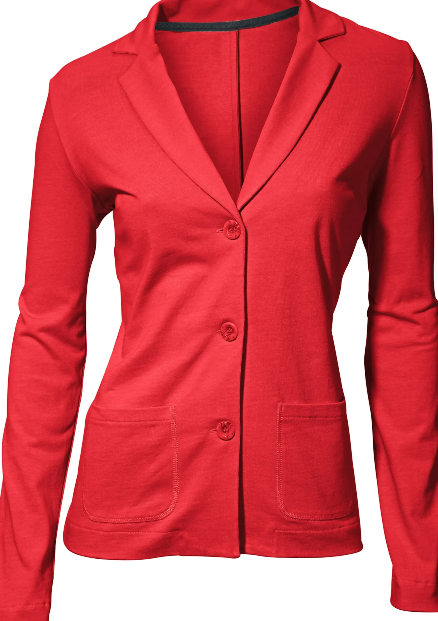 Strandmode|Blazer|heine Jerseyblazer aus Baumwolle, ungefüttert koralle