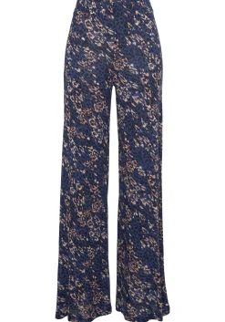 Hosen|Vivance Jerseyhose blau-rosébedruckt
