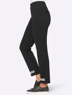 Hosen|heine Jersey-Hose schwarz