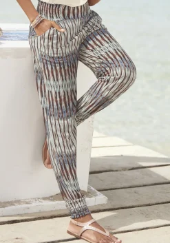 Strandmode|Vivance Jerseyhose buntbedruckt