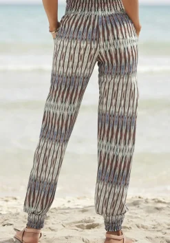 Strandmode|Vivance Jerseyhose buntbedruckt