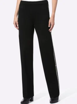 Hosen|heine Jersey-Hose schwarz