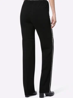 Hosen|heine Jersey-Hose schwarz