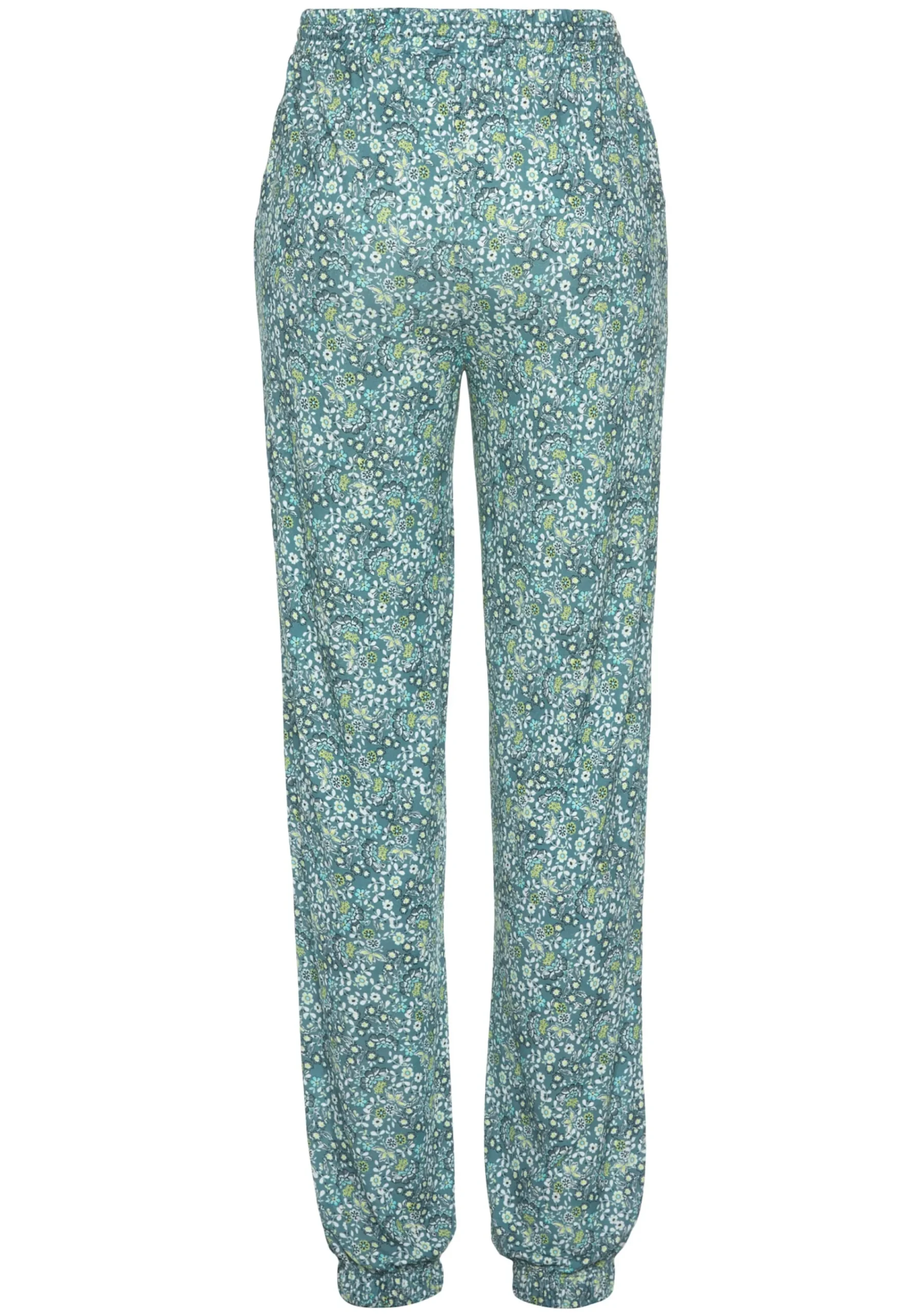 Hosen|Vivance Jerseyhose grün-bedruckt