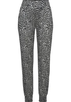 Hosen|Vivance Jerseyhose schwarz-weißbedruckt