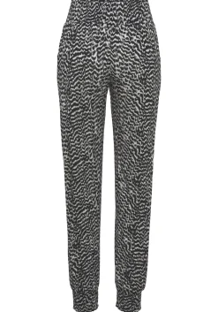 Hosen|Vivance Jerseyhose schwarz-weißbedruckt