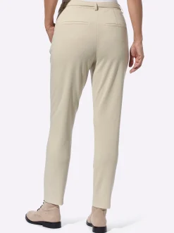 Hosen| Jerseyhose inklusive Bindegürtel sand