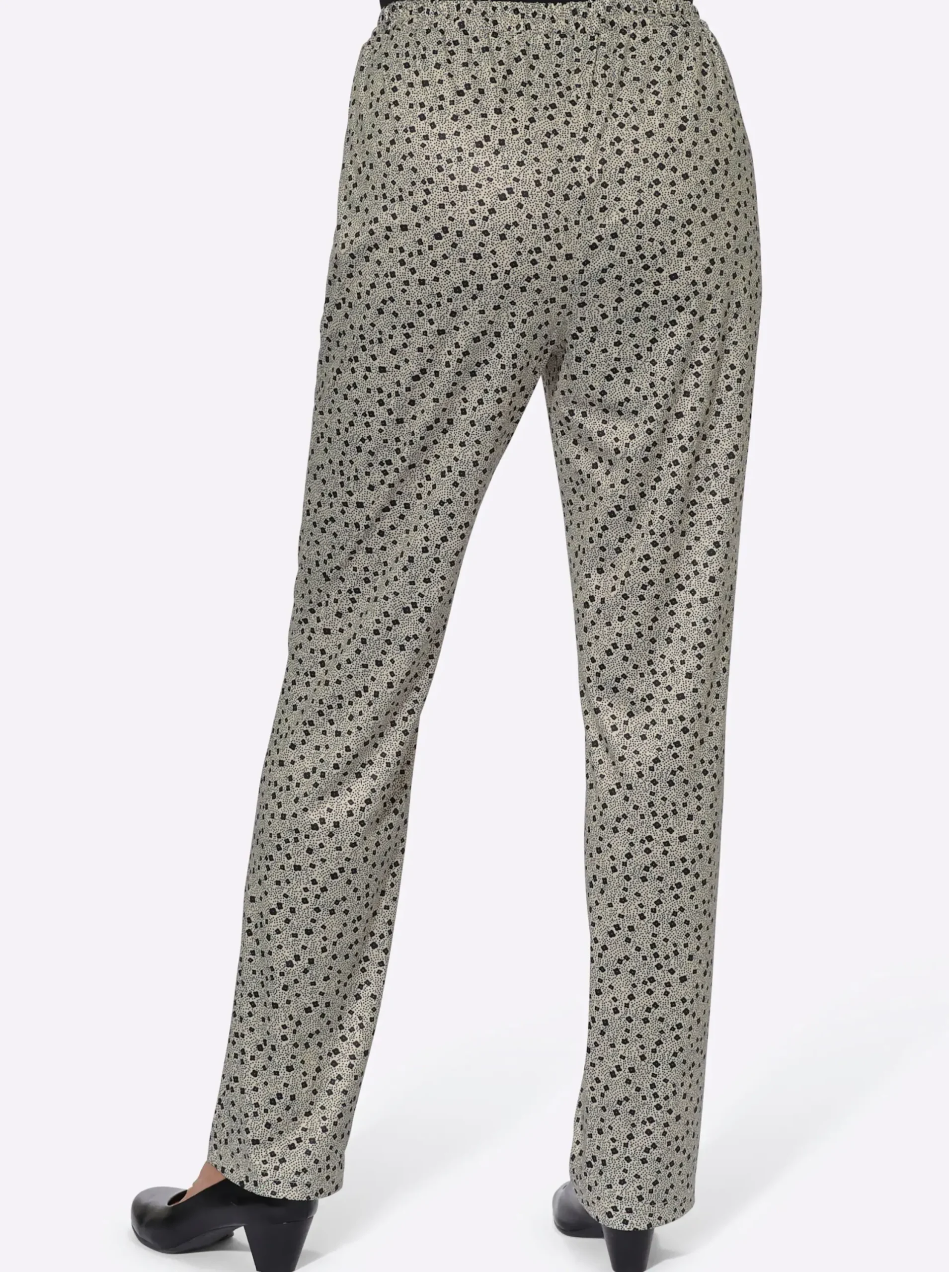 Hosen| Jerseyhose mit Bindeband sand-millefleurs