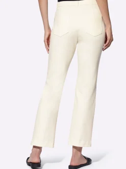 Hosen|heine Jerseyhose mit Gesäßtaschen champagner