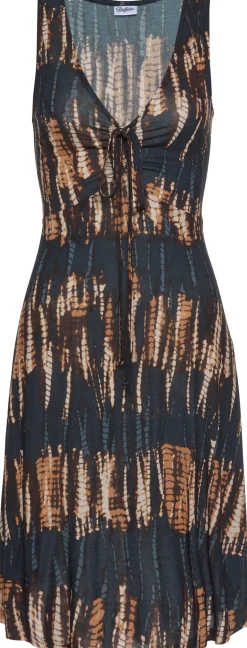 Strandkleider|Kleider|Buffalo Jerseykleid marine-bedruckt