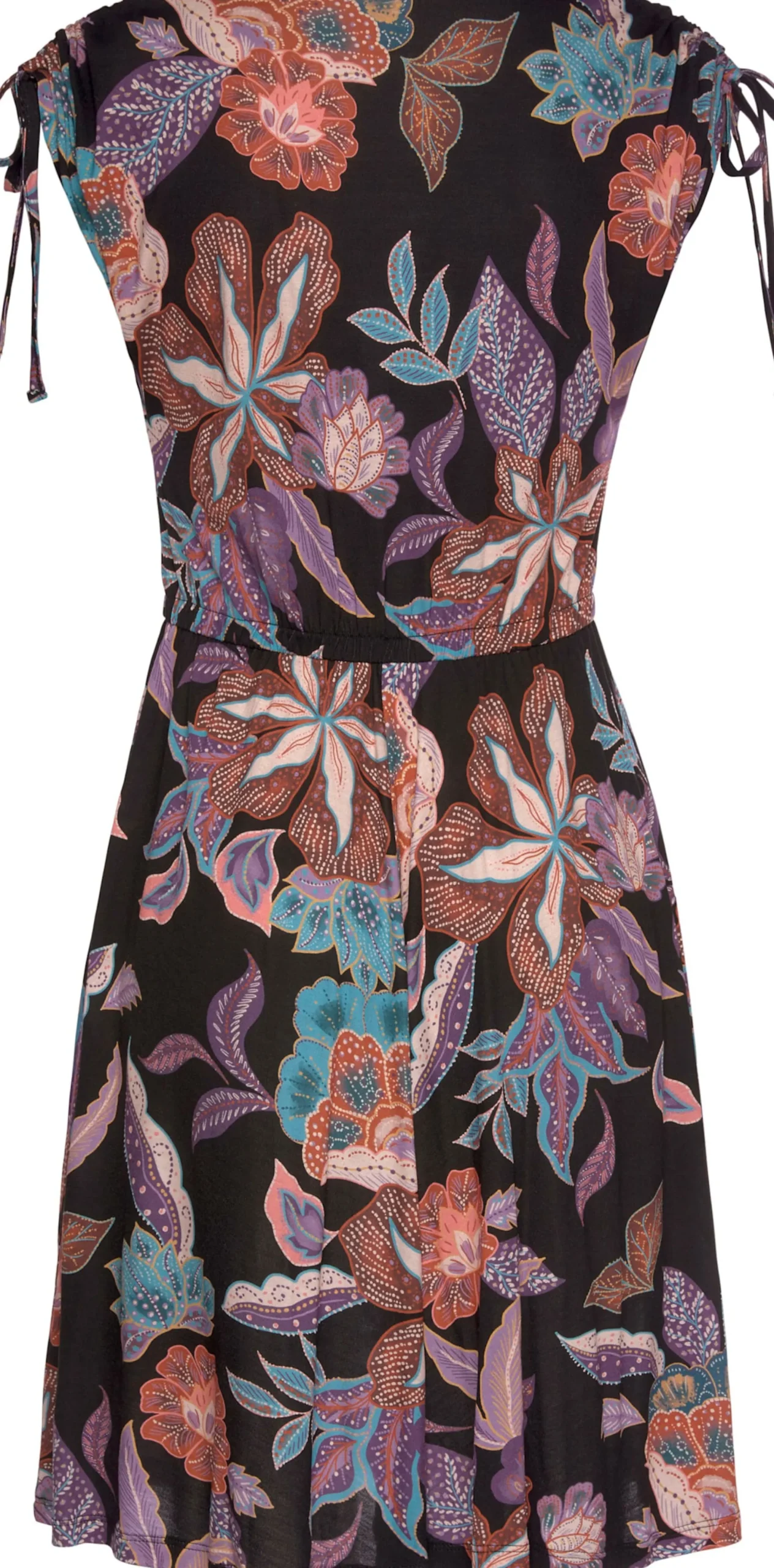 Kleider|Vivance Jerseykleid schwarz-bedruckt