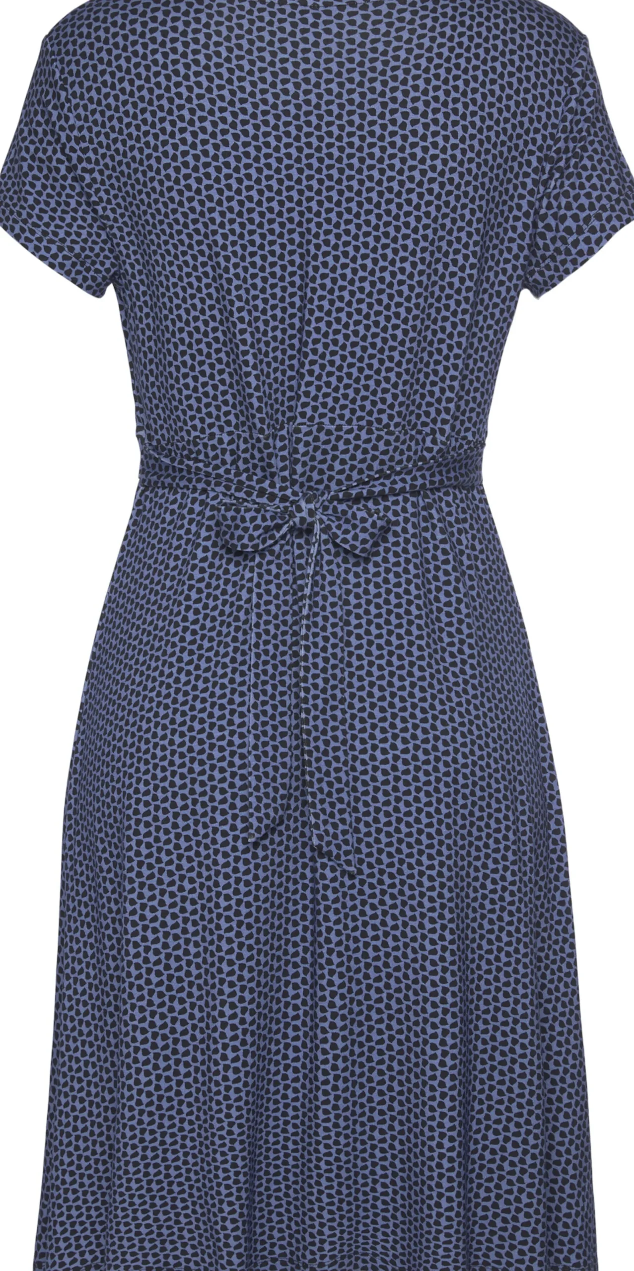 Kleider|Vivance Jerseykleid blau-marine-gemustert