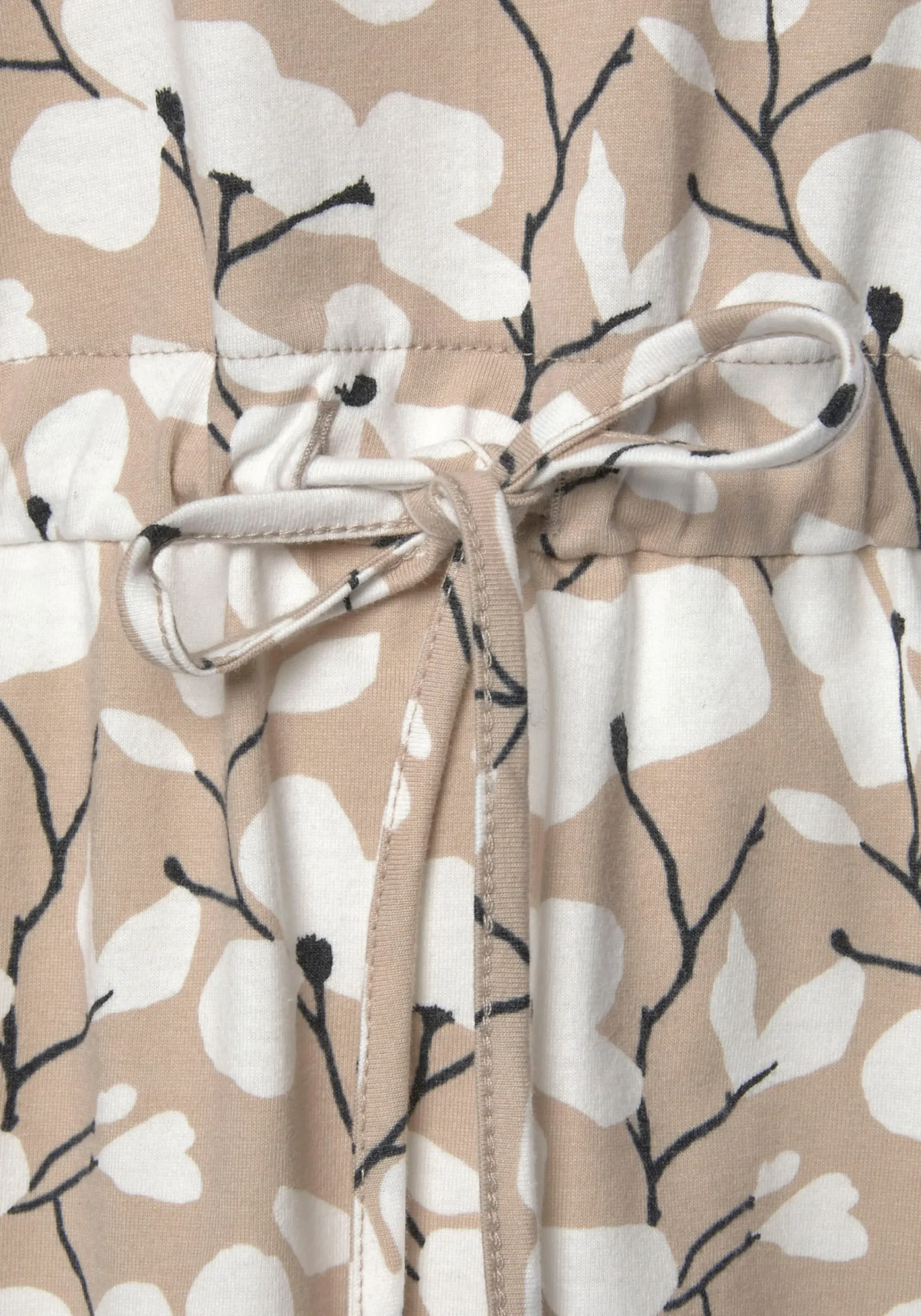 Strandkleider|Beachtime Jerseykleid beige-creme-bedruckt