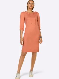 Kleider| Jerseykleid papaya