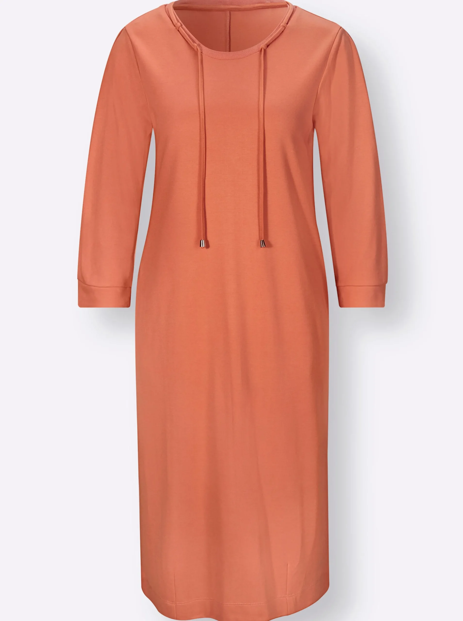 Kleider| Jerseykleid papaya