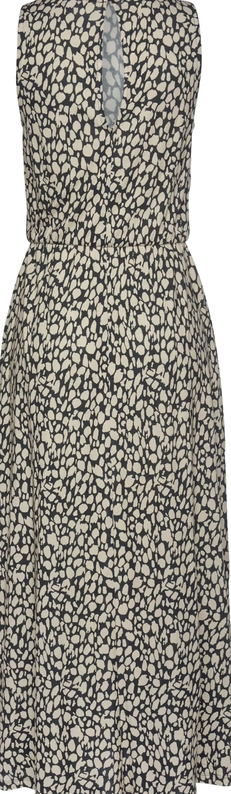 Strandkleider|Kleider|LASCANA Jerseykleid schwarz-beige-bedruckt