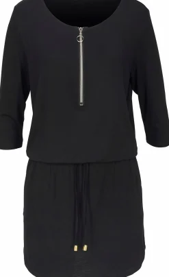 Strandkleider|LASCANA Jerseykleid schwarz
