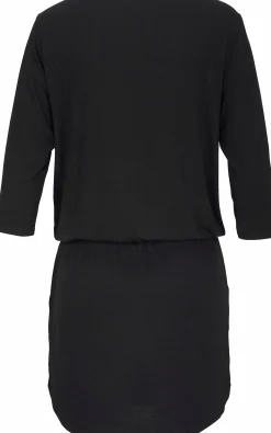 Strandkleider|LASCANA Jerseykleid schwarz