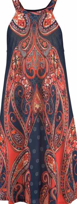 Strandkleider|LASCANA Jerseykleid marine-rot