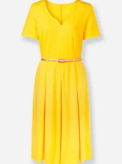 Kleider|heine Jerseykleid sonnengelb