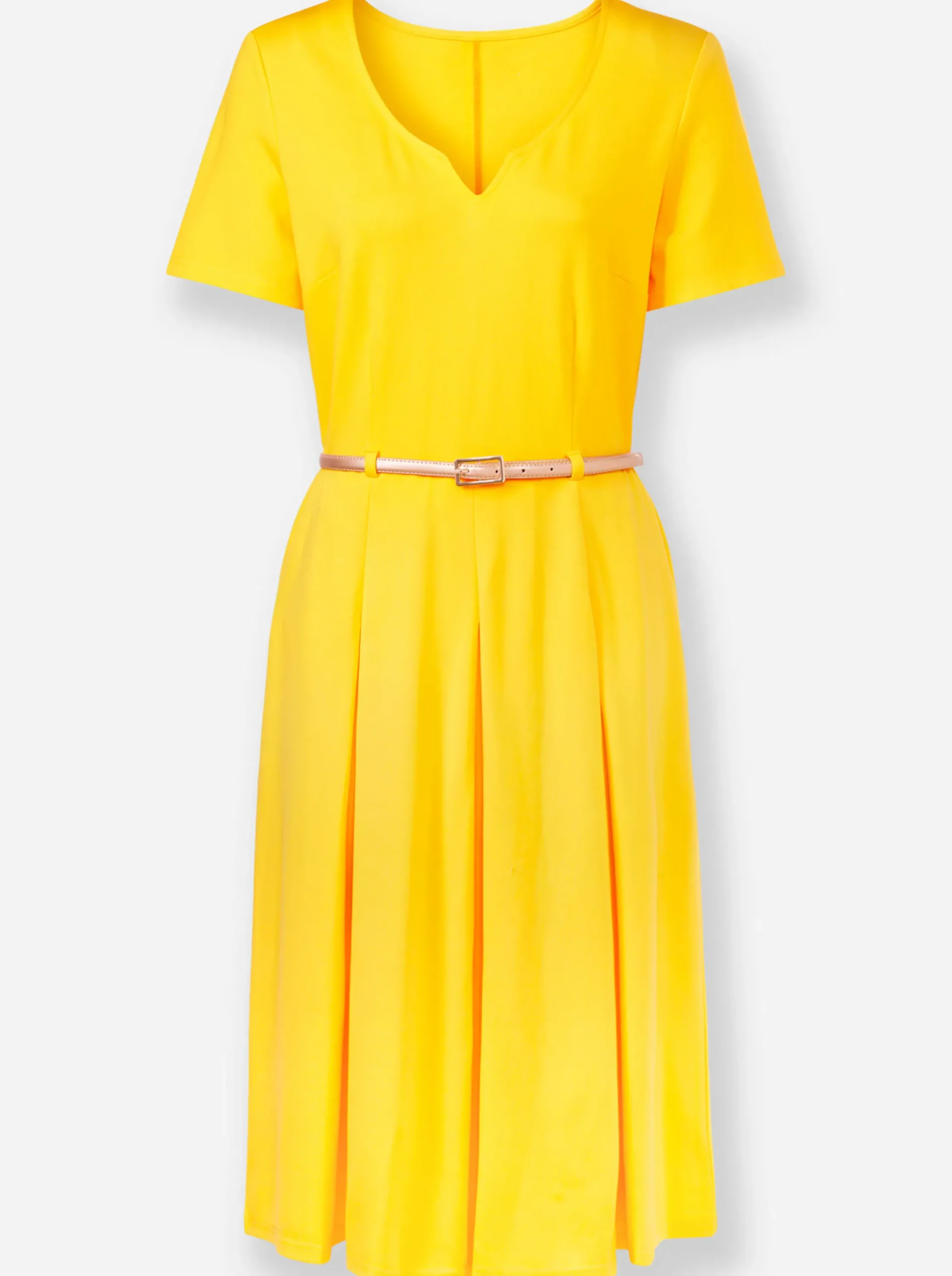 Kleider|heine Jerseykleid sonnengelb